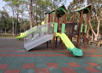 高雄鳳山大東濕地公園全新兒童遊戲場啟用-打造共融式遊憩空間