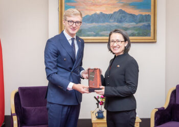 副總統蕭美琴接見愛沙尼亞國防產業訪團，期盼未來更多合作機會