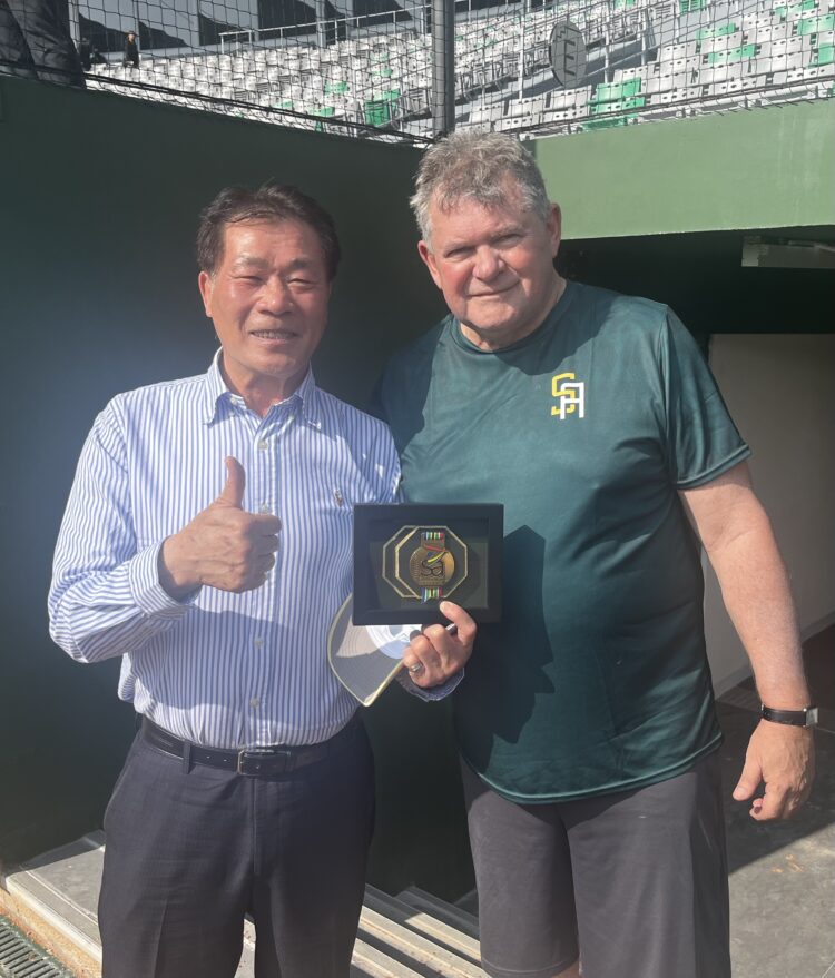 經典賽南非國家代表隊與臺南城市棒球隊交流-大讚：亞太棒球場