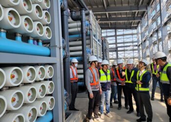 林副市長視察橋頭再生水廠建設-盼如期如質供水楠梓產業園區