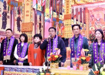 台南市天宮乙巳年護國消災祈安植福法會-黃偉哲誠心祝禱祈求護佑臺南