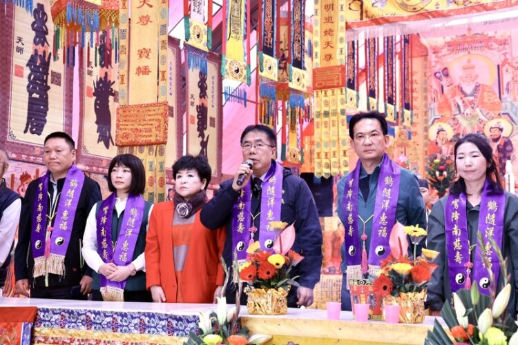 台南市天宮乙巳年護國消災祈安植福法會-黃偉哲誠心祝禱祈求護佑臺南