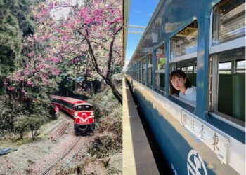 台灣景點｜跟著特色觀光列車一起遊台灣，鳴日號、海風號搭乘資訊一次告訴你！