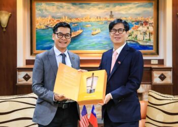 美國華裔民選官員協會拜會陳其邁-盼開創教育及防災領域合作