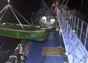 中國海警伴隨漁船蠻橫襲擾東沙海域-海巡署強勢驅離嚴正譴責-全力捍衛國家主權