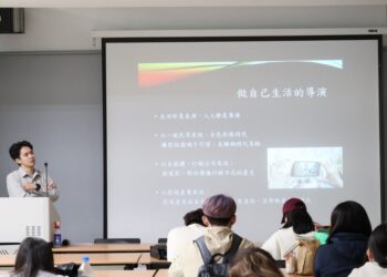 樹科大藝管系跨域講座-邀名導張書瑋分享電影製作與拍片人生