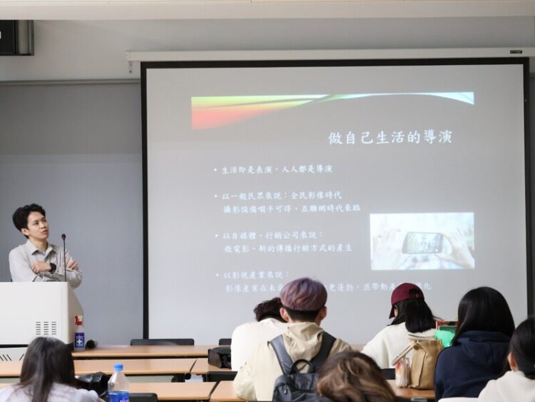 樹科大藝管系跨域講座 邀名導張書瑋分享電影製作與拍片人生 樹科大藝管系跨域講座-邀名導張書瑋分享電影製作與拍片人生