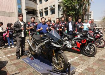 樹科大流通系攜手重機業者-首次舉辦車展宣導安全駕駛