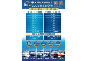 想到小琉球注意了-東琉線4/1起調整航班