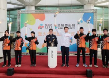 114年全中運聖火本島傳遞由臺南起跑-黃偉哲邀4/19-24來臺南觀賽