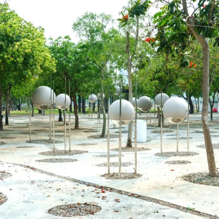 水湳公共藝術再傳捷報-島球訊號獲國際設計金獎肯定