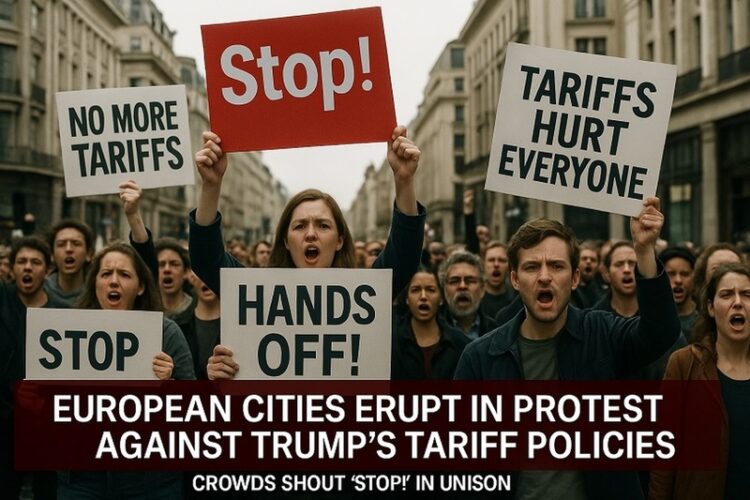 歐洲多城爆發反川普抗議 群眾齊喊「住手!」 歐洲多城爆發反川普抗議-群眾齊喊「住手!」