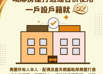 相鄰房屋打通或合併-「符合條件」可適用自住稅率