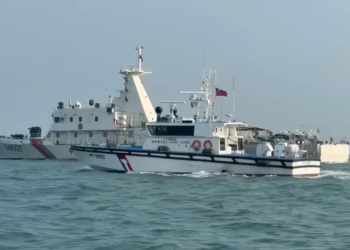 罔顧兩岸和平-，中國海警隱身暗船再擾金門，海巡署巡防嚴陣以待強力對應來犯