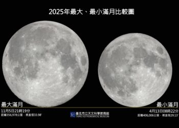 滿月也有大小之分！4月13日最小滿月亮相