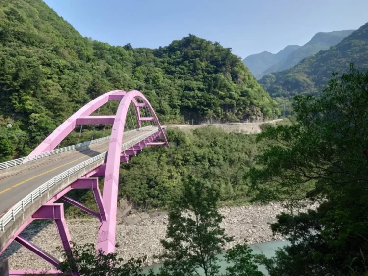 巴陵大橋橫空高掛 生態古道賞花觀蝶 巴陵大橋橫空高掛-生態古道賞花觀蝶