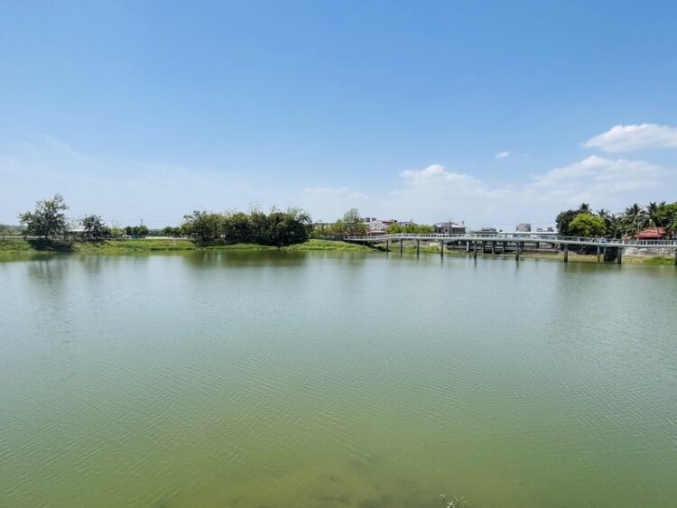 美濃湖清疏工程完工 提升蓄洪能力改善環境生態 美濃湖清疏工程完工-提升蓄洪能力改善環境生態