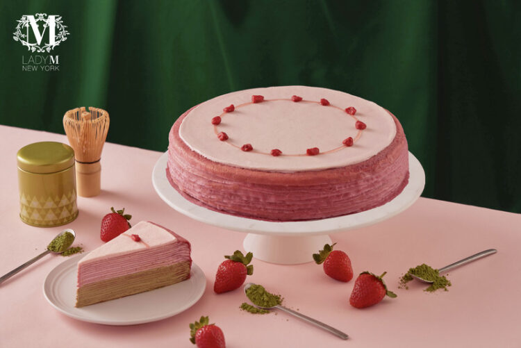 lady-m南臺灣首次快閃！高雄義享時尚廣場4/17正式開幕-「草莓抹茶千層蛋糕」獨家登場！