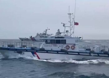 中國海警編隊襲擾金門-海巡署全程掌握即時驅離