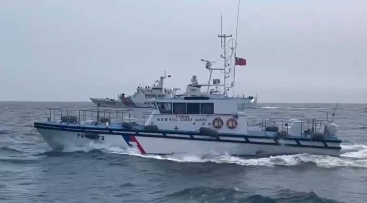 中國海警編隊襲擾金門 海巡署全程掌握即時驅離 中國海警編隊襲擾金門-海巡署全程掌握即時驅離