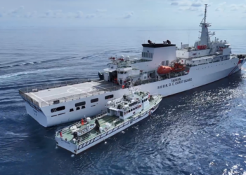 海巡署南沙太平島南援八號演練-落實人道救援無國界目標