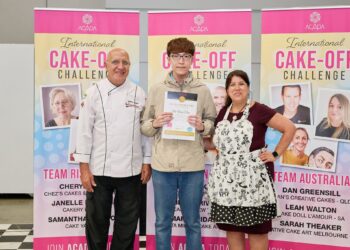 台灣蛋糕師趙大衛澳洲國際蛋糕大賽勇奪三金-成功登上國際舞台