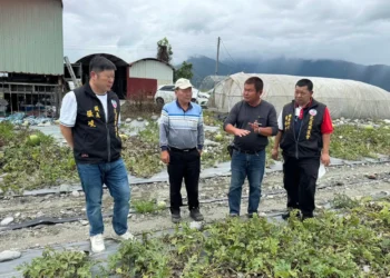 極端氣候導致中區瓜農損失慘重 200公頃西瓜田盡皆裂果不忍卒睹 張峻議長走進西瓜田為瓜農請命