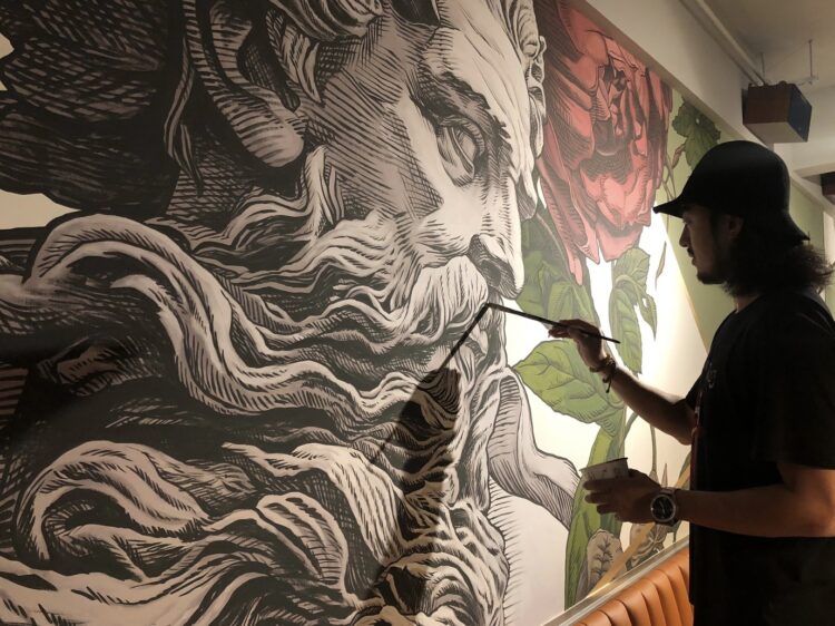 獨一無二手繪藝術 台北牆壁彩繪讓平凡牆面化身