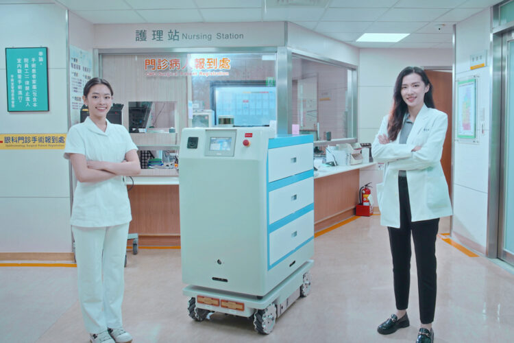 COMPUTEX2025登場 工研院醫療物流AI機器人「阿幫」亮相 COMPUTEX2025登場 工研院醫療物流AI機器人「阿幫」亮相