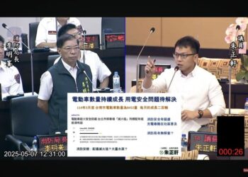 議員朱正軒-大樓設充電樁困難重重-呼籲滅火設備備應列為標配