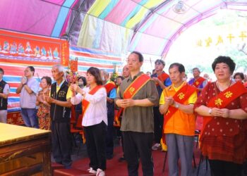 北門口先天宮五年千歲聖誕-黃敏惠市長祈求國泰民安