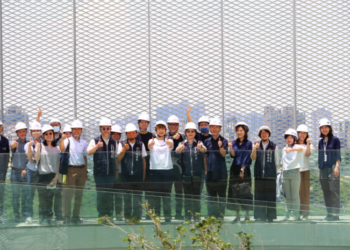 臺中綠美圖12月正式開館-新北市府率團參訪交流圖書館規劃經驗