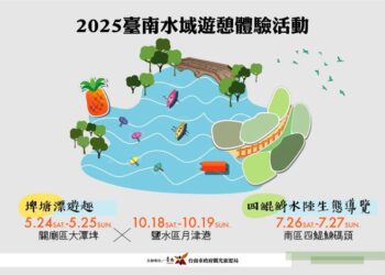 2025臺南水域遊憩活動將啟動-首場5月24日大潭埤登場-結合市集展現地方魅力