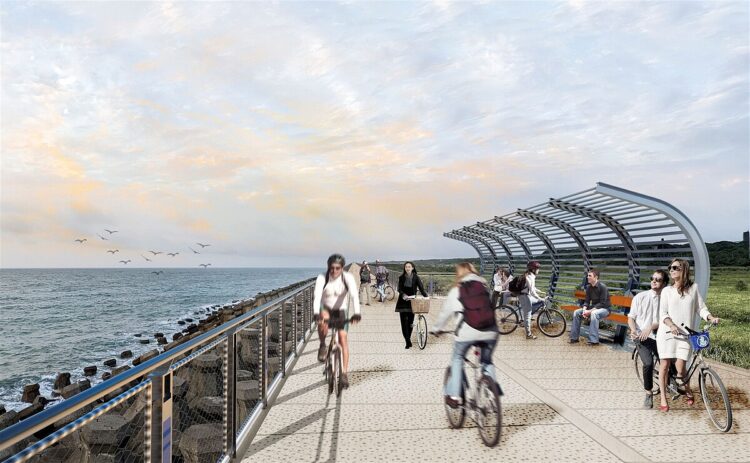 淡水金色水岸秘境亮點海堤段 打造夢幻海景第一排水岸騎乘路線 淡水金色水岸秘境亮點海堤段 打造夢幻海景第一排水岸騎乘路線