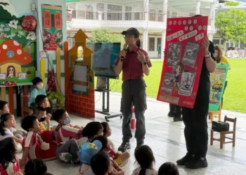 吉安鄉幼消防模擬劇逼真上演 游淑貞促防災小小初體驗訓練