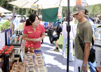 新化五寶節登場結合健走市集食農教育 虎頭埤風景區熱鬧登場
