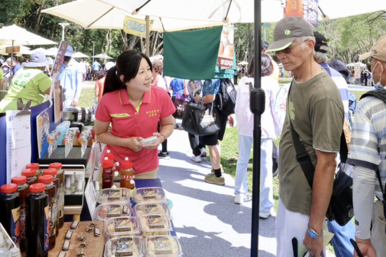 新化五寶節登場結合健走市集食農教育 虎頭埤風景區熱鬧登場