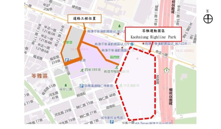 運動i高雄O9聯開案週邊道路開闢正式啟動 運動i高雄O9聯開案週邊道路開闢正式啟動