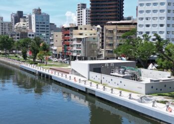 北斗抽水站完工啟用 提升鹽埕區排水效能