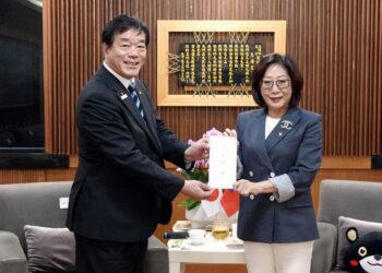 神奈川縣議會杉山信雄議員拜會康議長 親遞2025日台交流高峰會邀請函