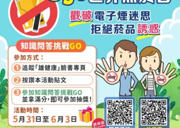 結合線上互動與菸害防制宣導 號召市民識破誘惑拒絕菸害