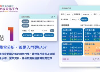 臺北市都更資訊平台升級 新增房價查詢功能助民眾理性參與都市更新