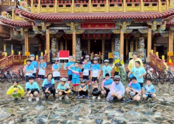 土庫與萬合學生跨校合作 共騎學習單車戶外課程!