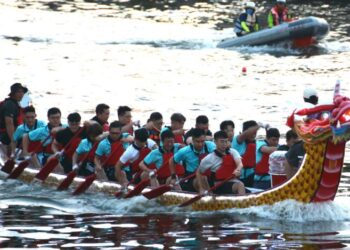 首戰告捷！府城國際同濟會首度參與臺南國際龍舟賽順利晉級 展現社群凝聚力與文化參與力