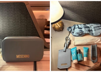 一袋勾起兒時回憶！華航商務艙Moschino盥洗包成網友熱議話題