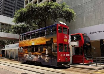 臺南春秋魅力亮相叮叮車 香港街頭再掀古都旅遊熱