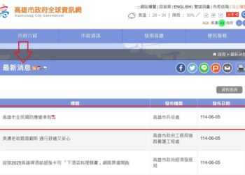 全民備戰 ？ 高市府發布「全民國防應變準則」無說明 引發民眾聯想