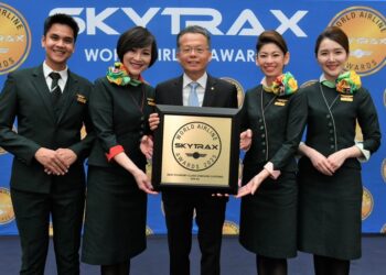 長榮航空連續10年榮獲SKYTRAX五星級航空公司肯定