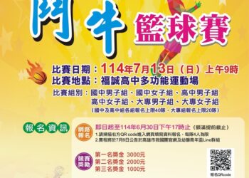 高市青年揮灑汗水拚球技 救國團幼獅青年盃3對3鬥牛籃球賽7月13日開戰