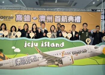 台灣虎航歡慶首航 今起北中高每週13班往返韓國濟州島